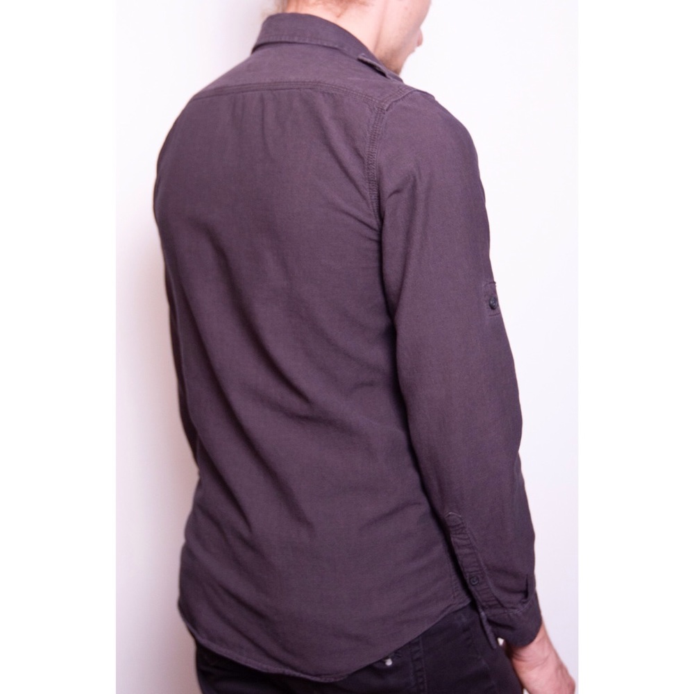Black H&M button up casual shirt - Picture 2 of 6
